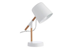Habitat Peeta Metal and Wood Desk Lamp.
